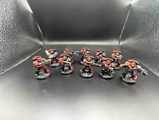 Warhammer 40K Blood Angels Pro Painted Tactical Squad X10, Army For Sale! Look!