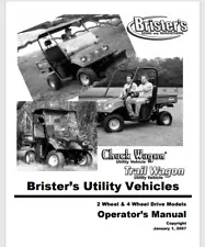 Brister's Chuck Wagon & Trail wagon UTV owner manual 2007