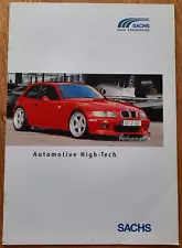 BMW SACHS Race Engineering car sales brochure / prospekt