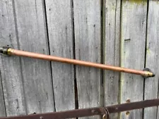 Industrial stair railing,staircase,copper rustic,vintage,bronze