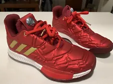 ADIDAS MARVEL JAMES HARDEN VOL 3 HEROES AMONG US SHOES IRON MAN MENS SZ 5 1/2