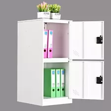 Small Metal Storage Cabinet closet organizers for bedroom 2 door corner locker