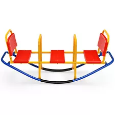 Costway Kids Teeter Totter Outdoor Teeter Totter Gift for Children Boys Girl