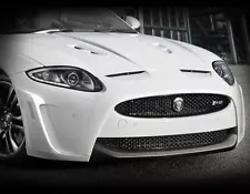 Jaguar XKR-S carbon fiber bumper apron replacement real carbon fiber C2P21946