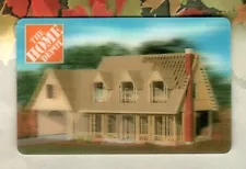 THE HOME DEPOT House Under Construction ( 2010 ) Lenticular Gift Card ( $0 )