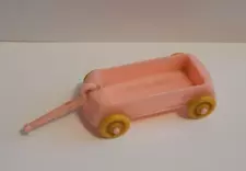 ACME vintage 1950s 2.5" PINK I-144 EXPRESS WAGON plastic DOLLHOUSE FURNITURE