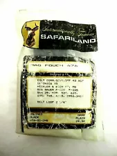 Safariland Black Plain Leather Mag Pouch 676 Fits Colt Govt,Off 45 ACP and more