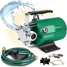 Water Transfer Pump, 115V 330 Gallon Per Hour - Portable Electric Utility Pump