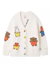 GELATO PIQUE Miffy BabiMoko Series Jacquard Cardigan Dick Bruna UNISEX