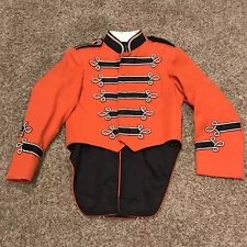 Used Marching Band Uniform jacket Side 34 Orange Black