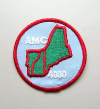 Vintage Appalachian Mountain Club AMC 4000 Hiking Backpacking Collectible Patch