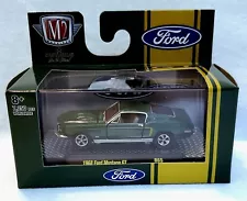 M2 Machines 1968 Ford Mustang GT Green R65 21-23 For Sale