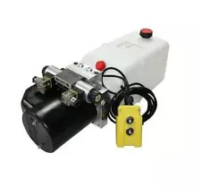 Flowfit 24V DC Double Acting Hydraulic Power pack, 8L Tank ZZ004237