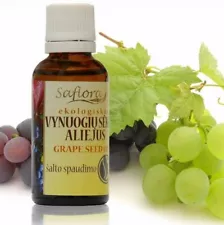 GRAPE SEED OIL 30 ml | 100% Pure Cold Pressed