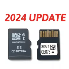 *NEW* UPDATED 2024 GPS NAVIGATION MICRO SD CARD TOYOTA OEM 86271 0E076 USA/CA