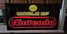 Official World of Nintendo Superbrite NES M36R Neon Logo Retail Sign