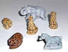 Lot Of 6 Miniature Porcelain Animal Figurines