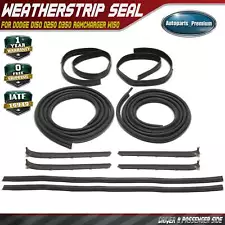 10Pcs Door Window Weatherstrip Seal Kit for Dodge D150 D250 D350 Ramcharger W150 (For: Plymouth Trailduster)