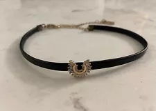 Free People Leather Delicate Moonlight Choker