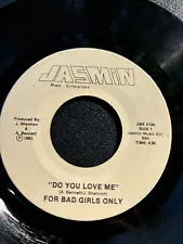 For The Bad Girls Only~ Do You Love Me~ Jasmin Rare 80s Detroit (VG+) Funk Soul