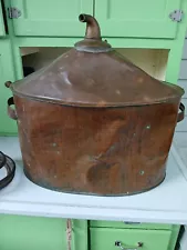 Antique RARE OVAL Copper Moonshine Still w/Coil Dont Miss Out