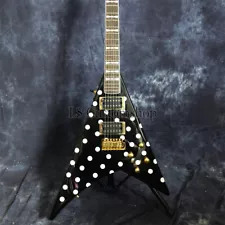 Randy Rhoads RR-1.5 Electric Guitar Polka Dot Black/White Rosewood Fretboard