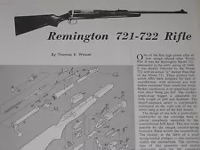 REMINGTON MODEL 721-722 RIFLE EXPLODED VIEW