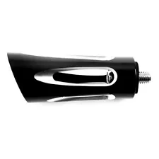 Shallow Cut Black Billet Toe Peg For Harley Touring Dyna Street Glide Softail (For: More than one vehicle)