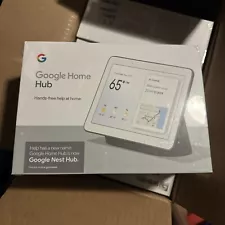 Google Home Hub Google Nest Hub GA00515-US Hands Free Help At Home Sealed New