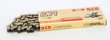 D.I.D 420 NZ3 DAI-Hard (DHA) Series Non O-Ring Chain 420NZ3-G/B-120* Gold/Black (For: Honda Dream 50R)