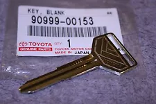 Genuine Toyota OEM Steel Key Blank - Brand New Uncut Master Key - 90999-00153 (For: Toyota Cressida)