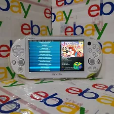 ⚡ Sony PS Vita Slim Lime Green 256GB + 2500 Games + 3.65 CFW + Charger + Case