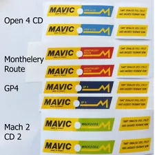 Mavic rim decal choices. One set for 2 rims each sale