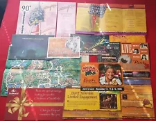 Busch Gardens Ephemera Collection Of 12 Great Passholder Items & Much More!