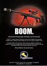 2004 ARMALITE AR-50 Rifle PRINT AD Boom...please excuse the noise