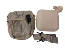 GI NEW US Military 2 QT Canteen with Cover and Shoulder Strap - Desert Tan