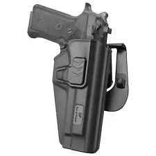 Beretta 92FS Holster, OWB Holster Fit Beretta 92 FS/Beretta M9 Only, Level II