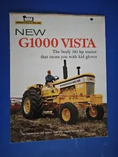 Original Minneapolis Moline G1000 Vista Tractor Brochure A-90 6-67 Good Cond.