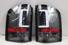 FITS BLK 07-13 Chevy Silverado 1500 2500 3500 LED Tube Tail Lights Brake Lamps