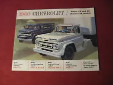 1960 Chevy rig semi Pickup Truck Sales Brochure Booklet Catalog