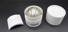 Craighill solid stainless steel Venn puzzle sphere w/box/instructions 2.25"