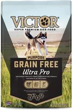 Victor Super Premium Dog Food – Grain Free Ultra Pro Dry Dog Food – High Protein