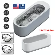 Smart Ultrasonic Cleaner For Jewelry Glasses Ultrasound Cleaning Bath Machine US