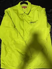 Supreme Arabic Coaches Jacket Neon SZ Medium USED