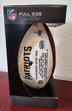 NFL New England Patriots Full Size Football in Box with FREE Autograph Pen