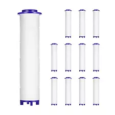 PP-Cotton Filter Cartridge for Vortex Shower Head 3.7in Set of 12 Replacement Fi