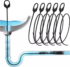 Drain Snake 30 Inch Hair Drain Clog Remover, Durable Nylon Sink Snake Drain Hai