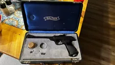 Walther Model LP53 / LP-53 Air Pistol 4.5mm / 1.77 Cal Factory Case. Bond Used