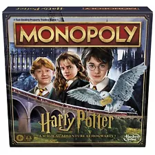 Monopoly HARRY POTTER Edition Board Game | A Magical Adventure at Hogwarts |