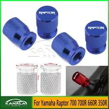 For Yamaha Raptor 700 700R 660R 350R Tire Valve CNC Universal Aluminum Covers (For: 2006 Raptor 700)